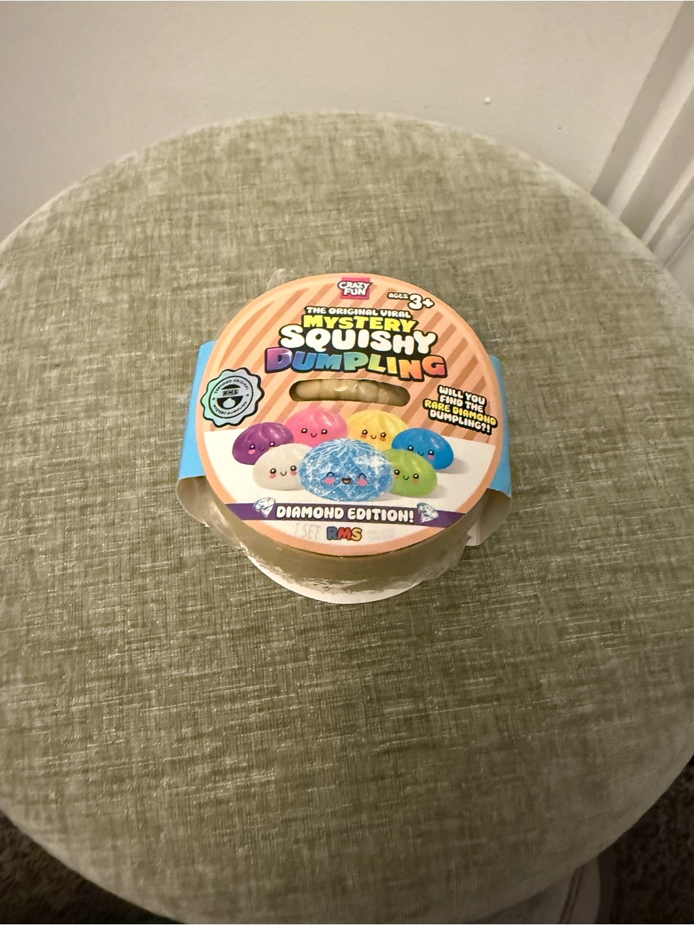 NEW-RARE REAL Mystery Squishy Dumpling Diamond Edition - crazy fun